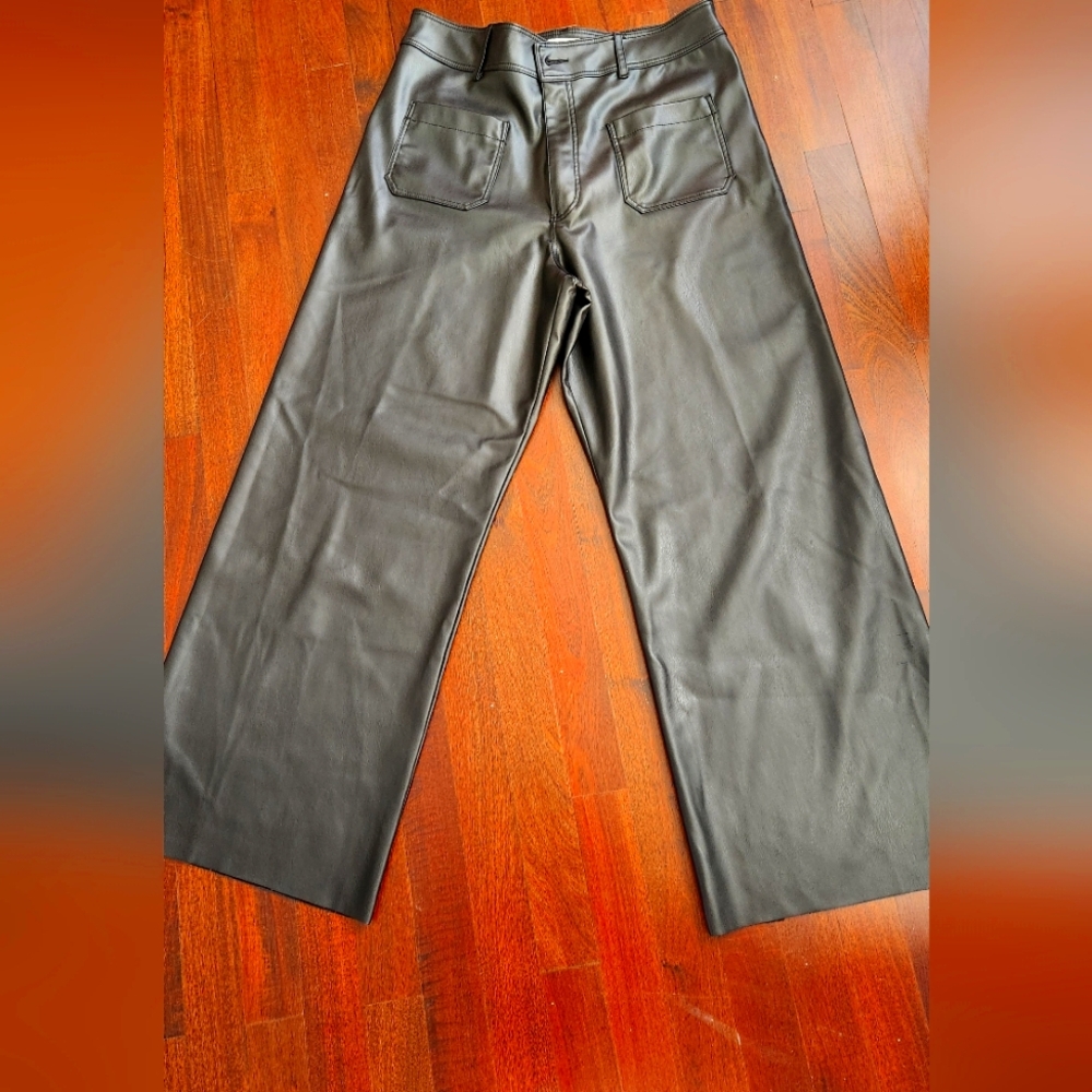 Womens Zara looks like leather pants size 12